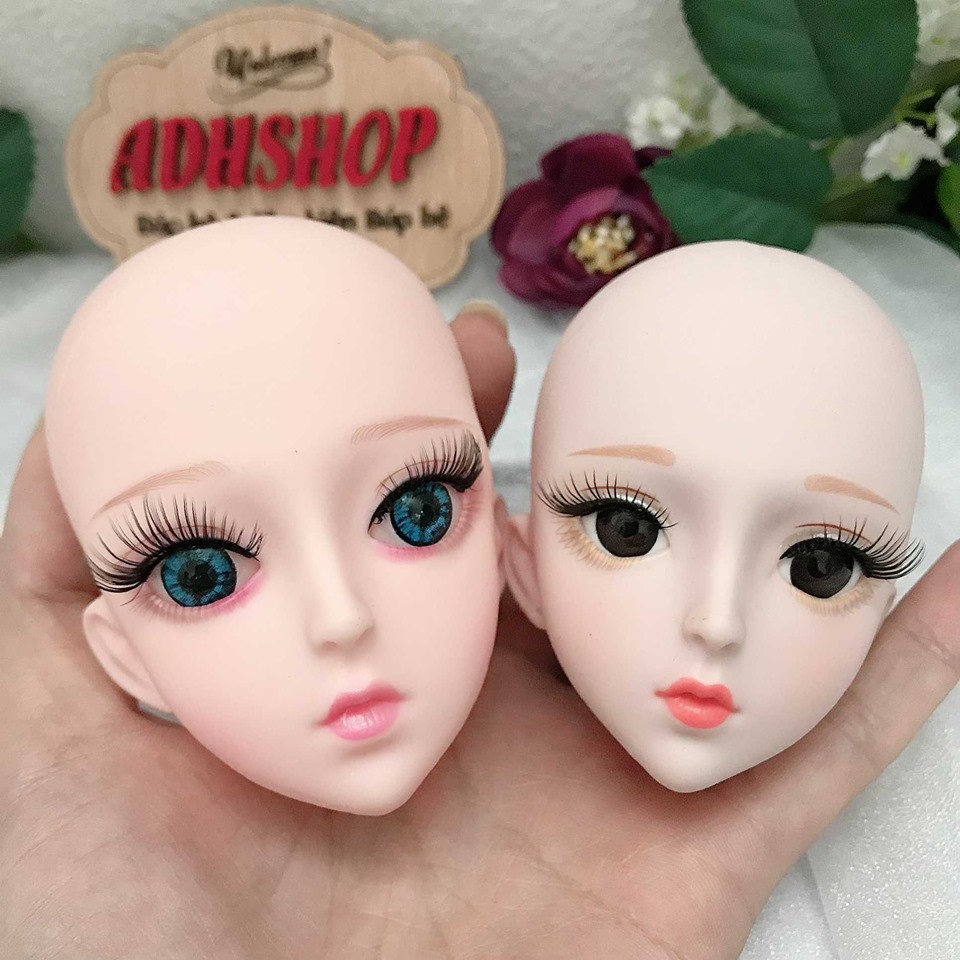 Đầu búp bê dreamfairy trơn không tóc dành cho size 60cm ADHshop