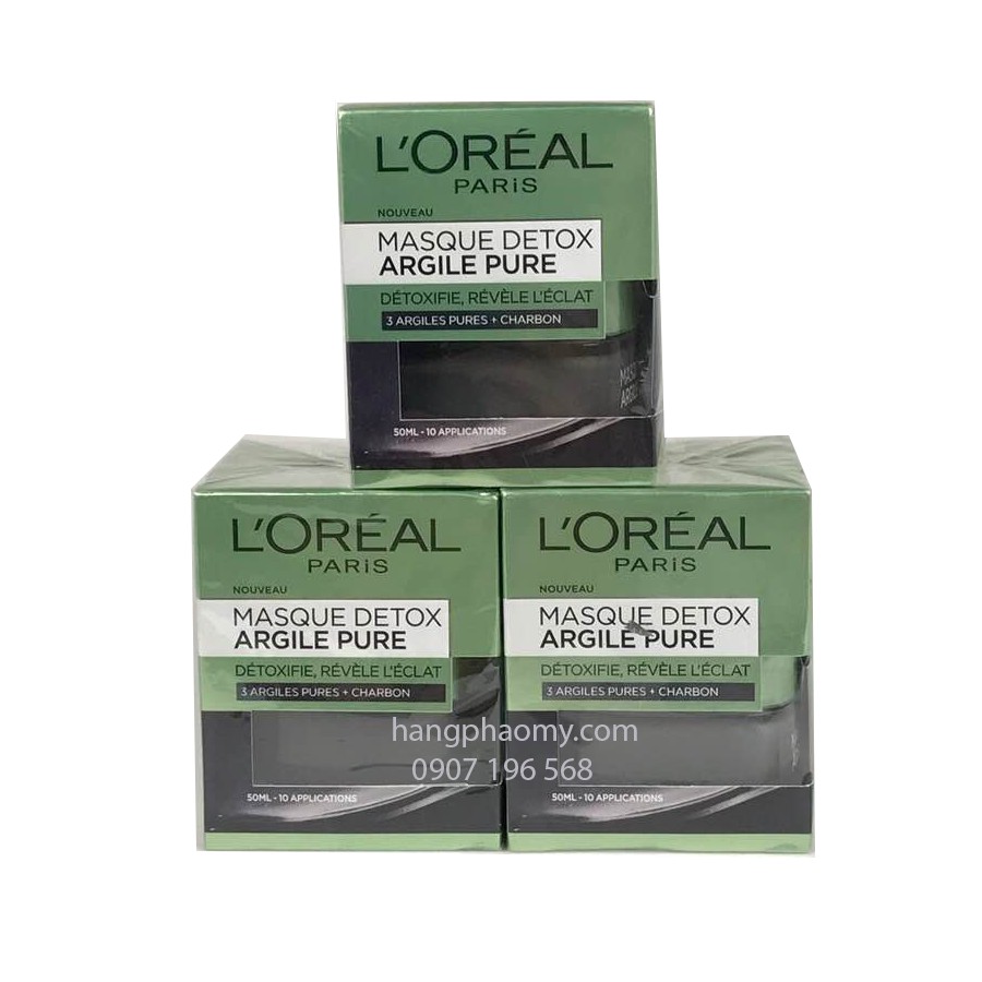 Mặt nạ đất sét thải độc L'oreal Masque Detox Argile Pure 50ml