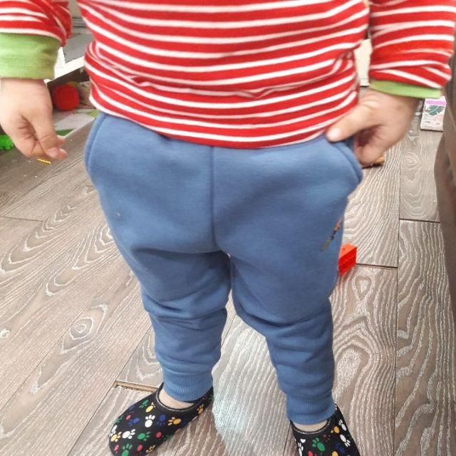 Quần nỉ lông bé trai siêu ấm hãng 27KIDS
