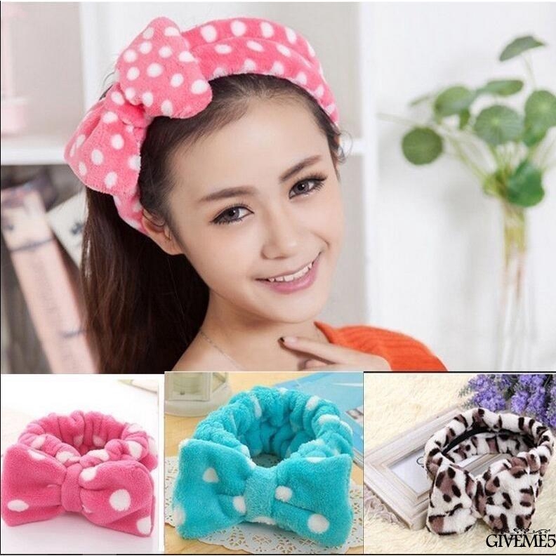 Băng đô mềm mại đính nơ xinh xắn