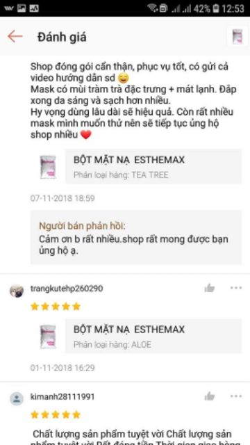 Bột mặt nạ dẻo Jelly mask Esthemax