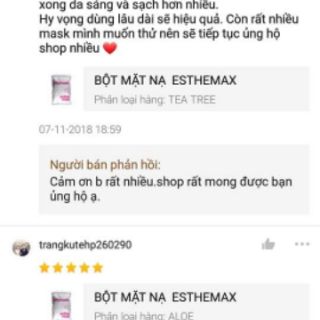 Bột mặt nạ dẻo Jelly mask Esthemax