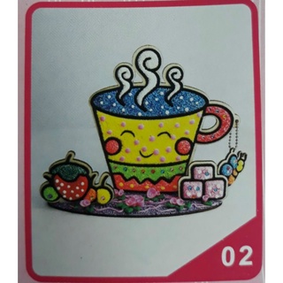 Tranh tô bọt biển slime 3D bằng gỗ