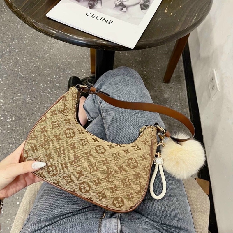Túi Kẹp Nách Đeo Vai Nữ lv trẻ trung chất dày đẹp