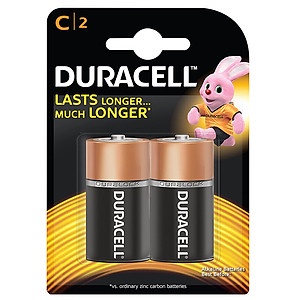 Vỉ 2 Viên Pin Trung ( Pin C ) DURACELL 1,5V Siêu Bền - Hàng chính hãng