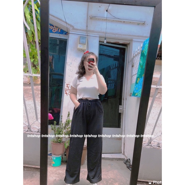 ÁO CROPTOP CỔ BẺ THÊU [ TNT Shop Bigsize 60kg - 90kg ] Ảnh thật 100% | BigBuy360 - bigbuy360.vn