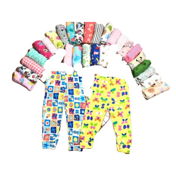 Quần chục bé gái lố 10 quần size 1 cho bé từ 5- 08kg