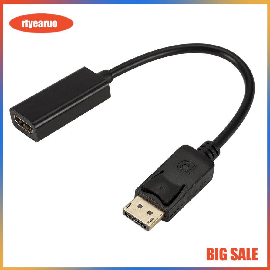 Cáp chuyển cổng DisplayPort DP sang HDMI hỗ trợ độ phân giải Full HD dành cho máy tính