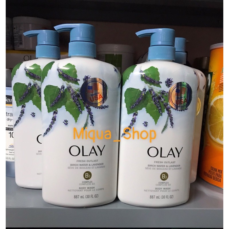 Sữa tắm Olay Fresh Outlast Body Wash 887ml USA