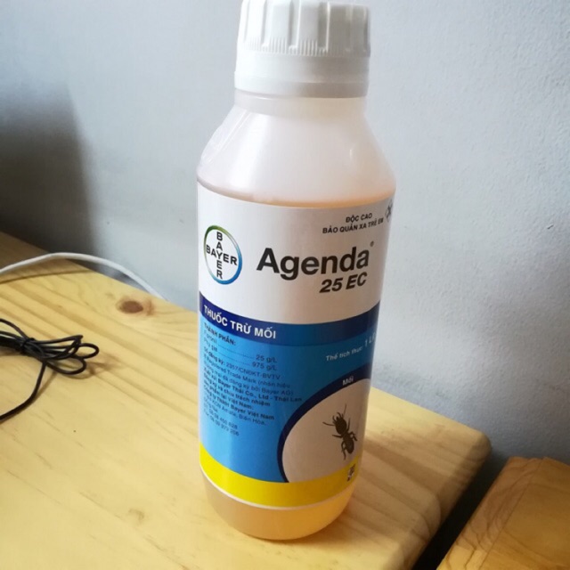 Vỏ chai thuốc Agenda 25ec (1lit) - có COCQ -  tập đoàn bayer ( Đức)