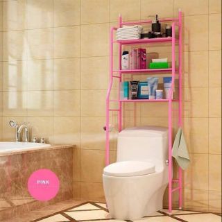 Kệ để sau bồn cầu trong nhà tắm hoặc trên máy giặt vô cùng tiện ích
.Kích thước: 55*26*165cm
Chất liệu sắt sơn tĩnh điện