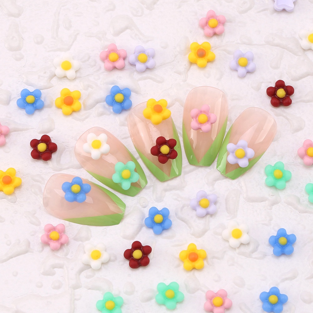 Phụ Kiện Trang Trí Móng Tay Nhiều Kiểu Dáng Bằng Nhựa Resin DIY