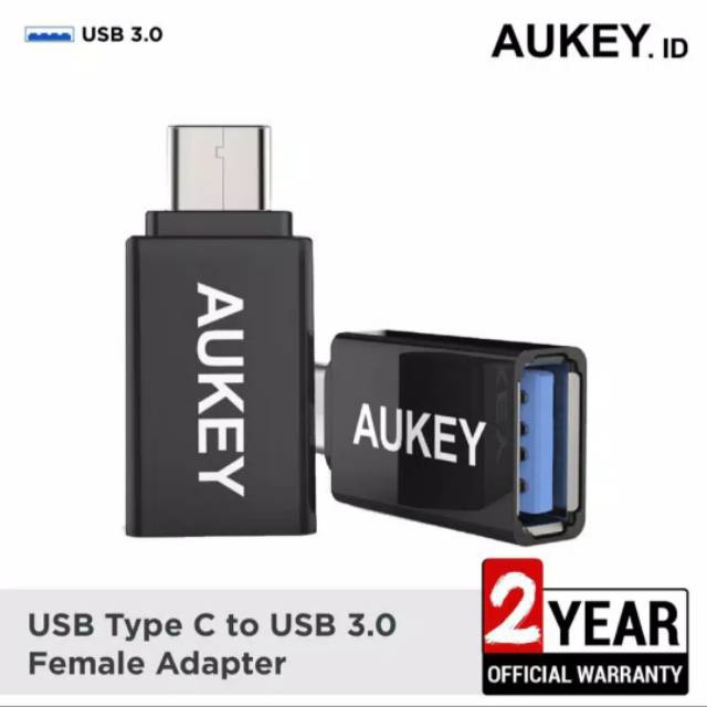 Bộ 2 Đầu Chuyển Đổi Aukey Cb-a1 Usb 3.0 Sang Usb C