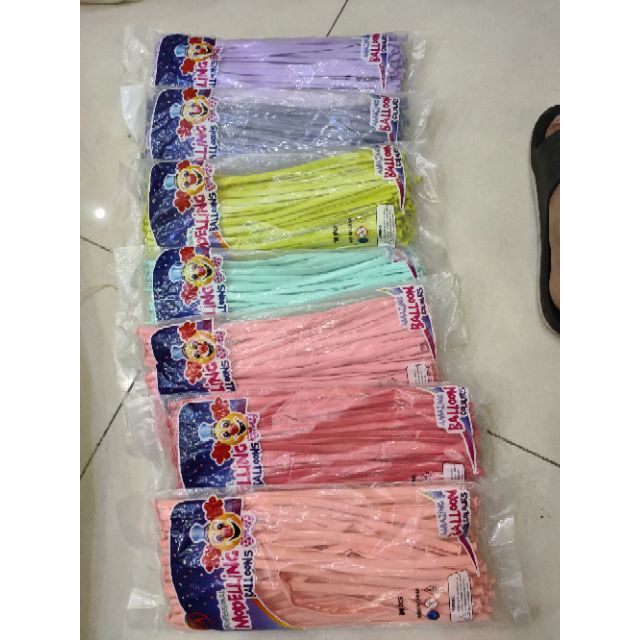 Bóng Dài Giun 260 Màu Pastel sỉ 35k