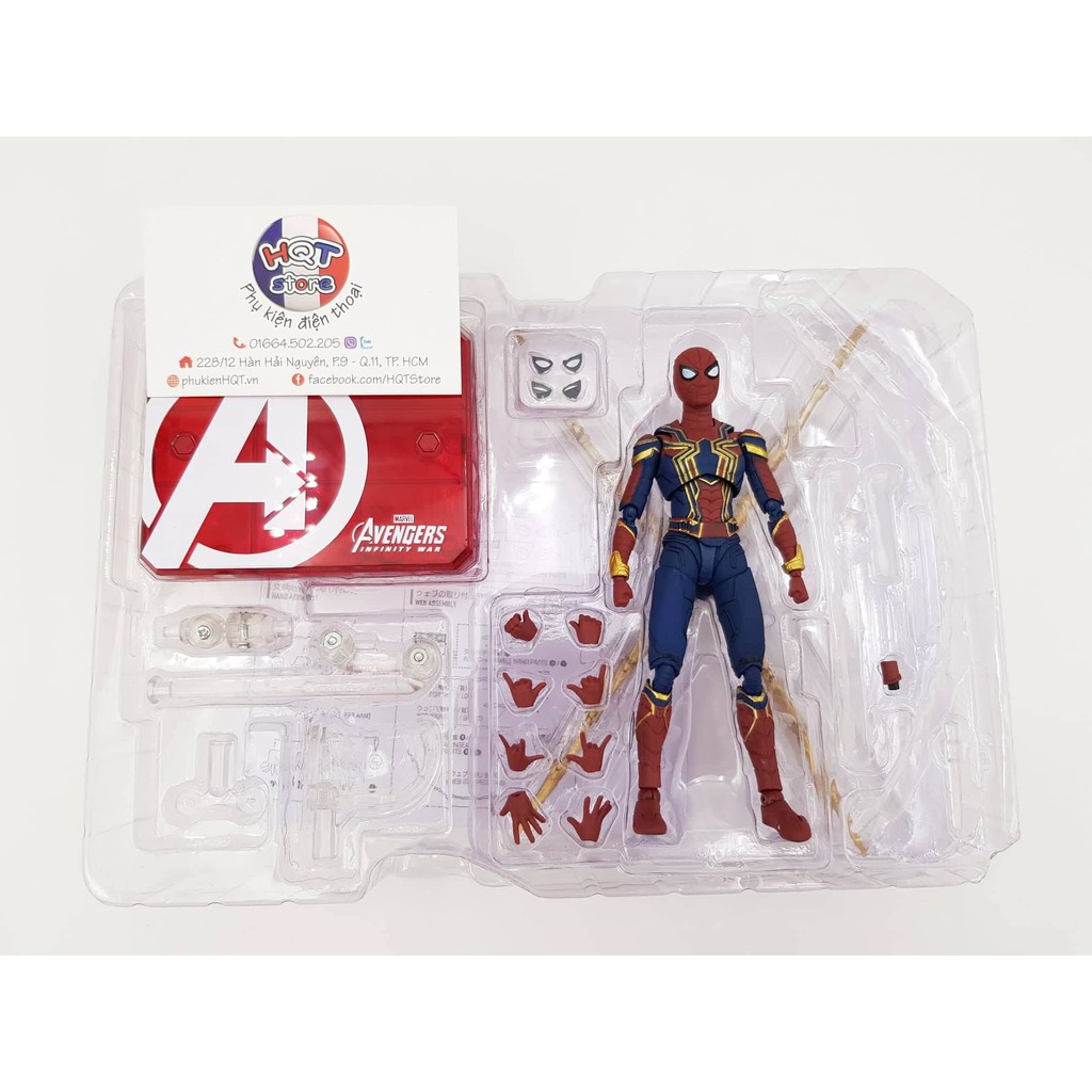 Mô hình iRon Spider Man SHF Avengers 4 Endgame - Người Nhện Marvel