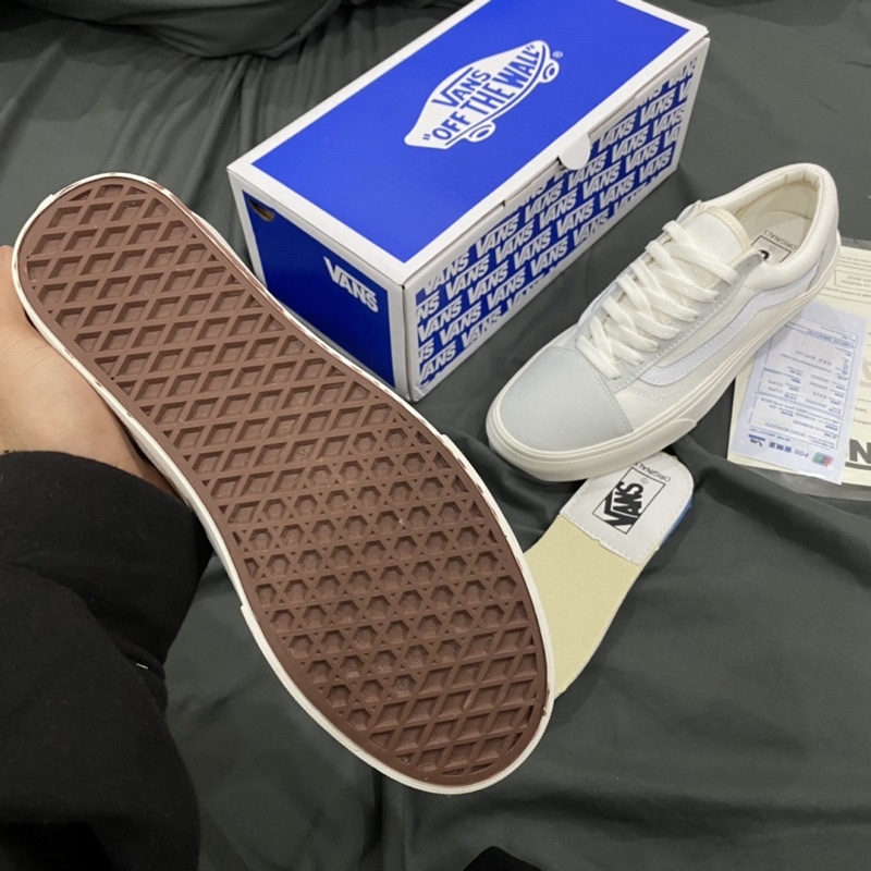 GIÀY VAN STYLE 36 TRẮNG XÁM 1:1 SC