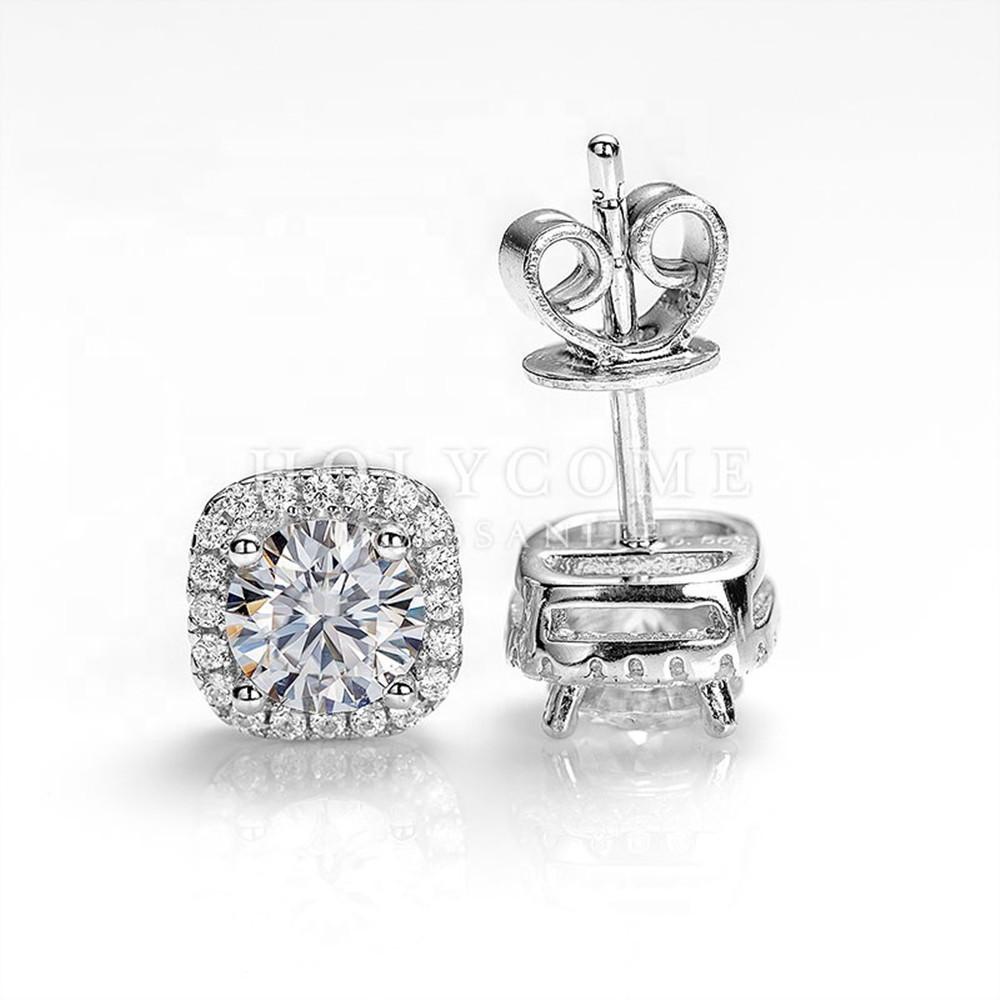 Hoa Tai Mặt Hình Hoa Hồng Tròn Thiết Kế Hợp Thời Trang