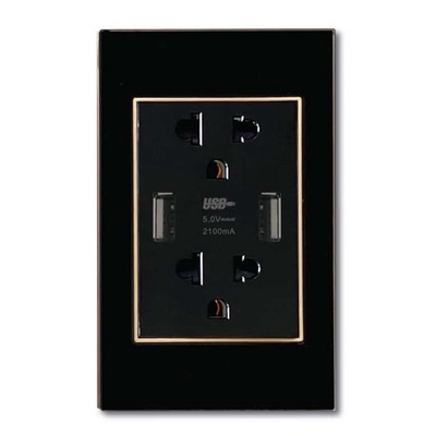 Ổ CẮM USB MẶT KÍNH CƯỜNG LỰC