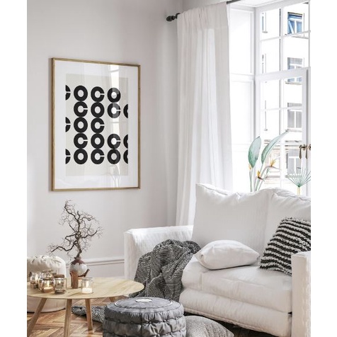 Tranh canvas sang chảnh cả một góc nhà COCO