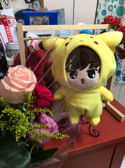 Outfit Pikachu cho doll