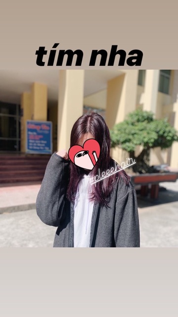 Thuốc nhuộm tóc màu TÍM +kèm oxy trợ dưỡng và găng tay | BigBuy360 - bigbuy360.vn