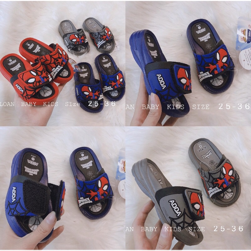 Dép siêu nhân supermen cho bé trai hàng thái lan size từ 26-36