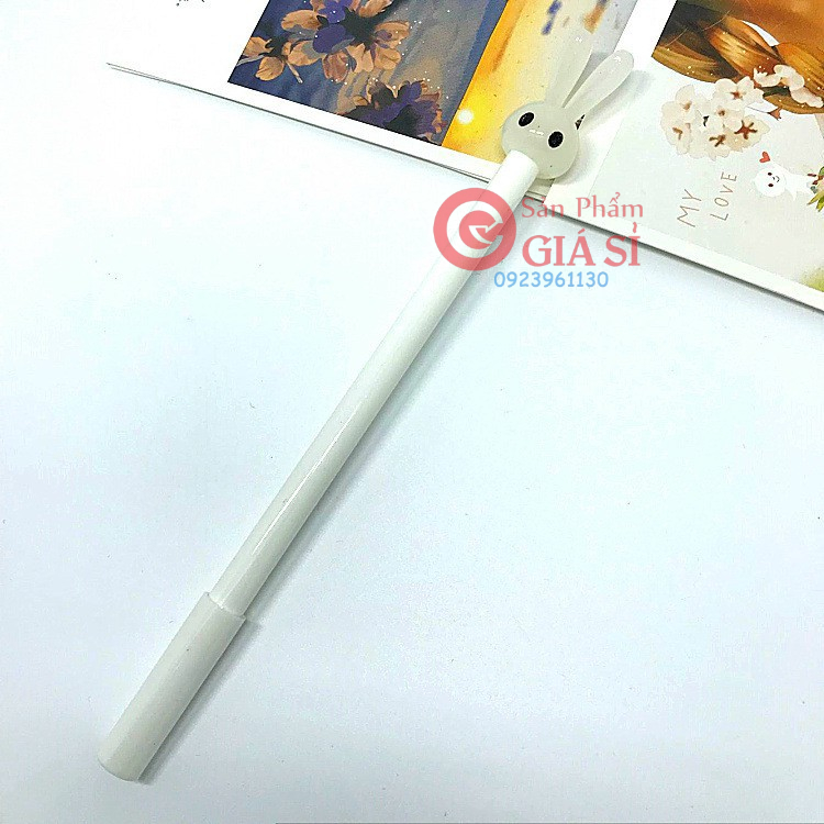 BÚT BI NHỰA ĐẦU THỎ DỄ THƯƠNG- 000199 ❤️freeship❤️