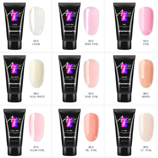 Gel gôm tuýp lớn 30gr/Hiệu Acry