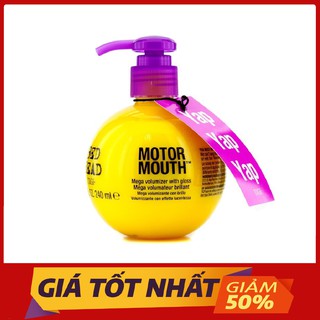 [ TIGI ]KEM NHẸ TẠO PHỒNG CỰC ĐẠI & TẠO BÓNG TIGI BED HEAD MOTOR MOUTH 240ML