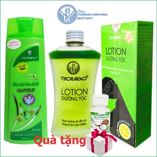 Bộ Lotion Dưỡng Tóc Tinh Dầu Bưởi Thorakao , Dầu Dừa Nguyên Chất