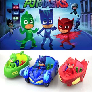 Mô hình nhân vật PJ Masks Catboy Owlette Gekko With Car