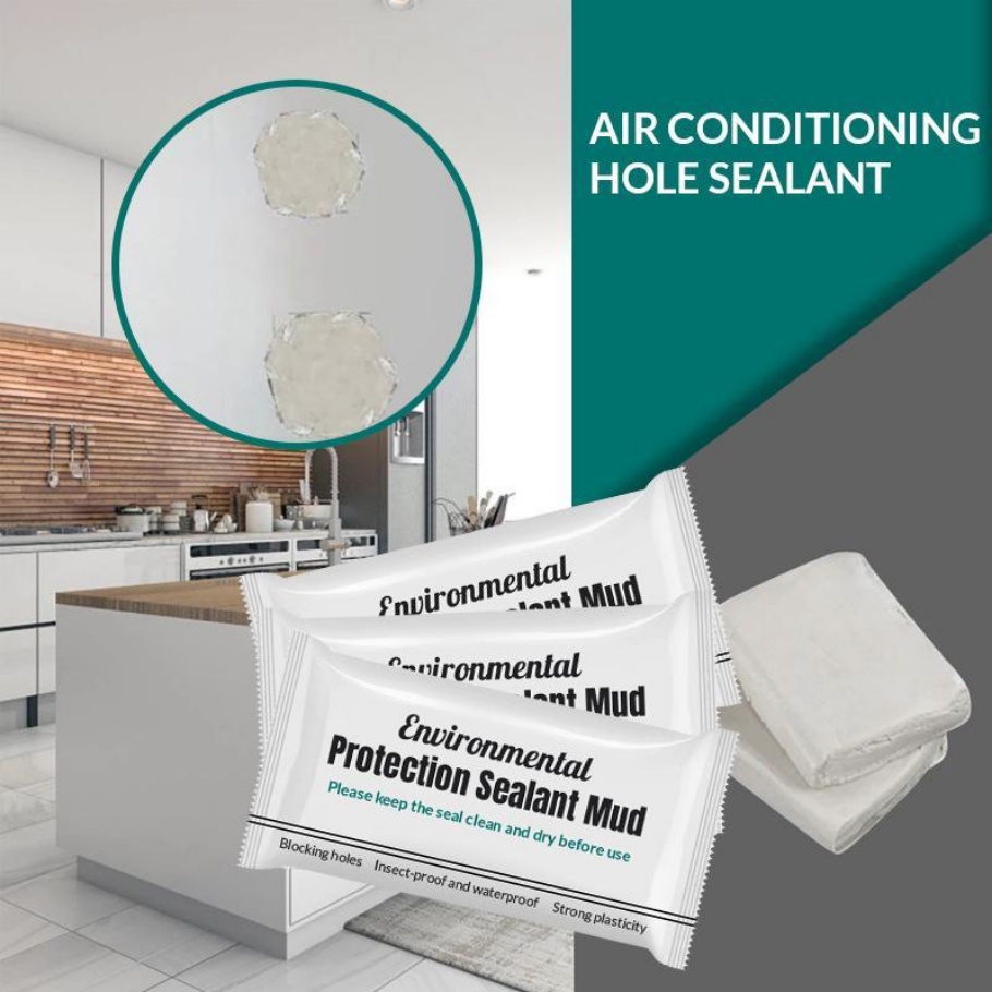 Waterproof Sealant Mud Wall Hole Sealing Glue Air-conditioning Sewer Pipe Filling Hole Mending Sealant Mud Repair Supplies High-ranking