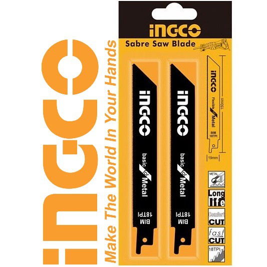 Total Bộ 2 lưỡi cưa kim loại cho máy cưa kiếm 150mm Metal TAC52922EF