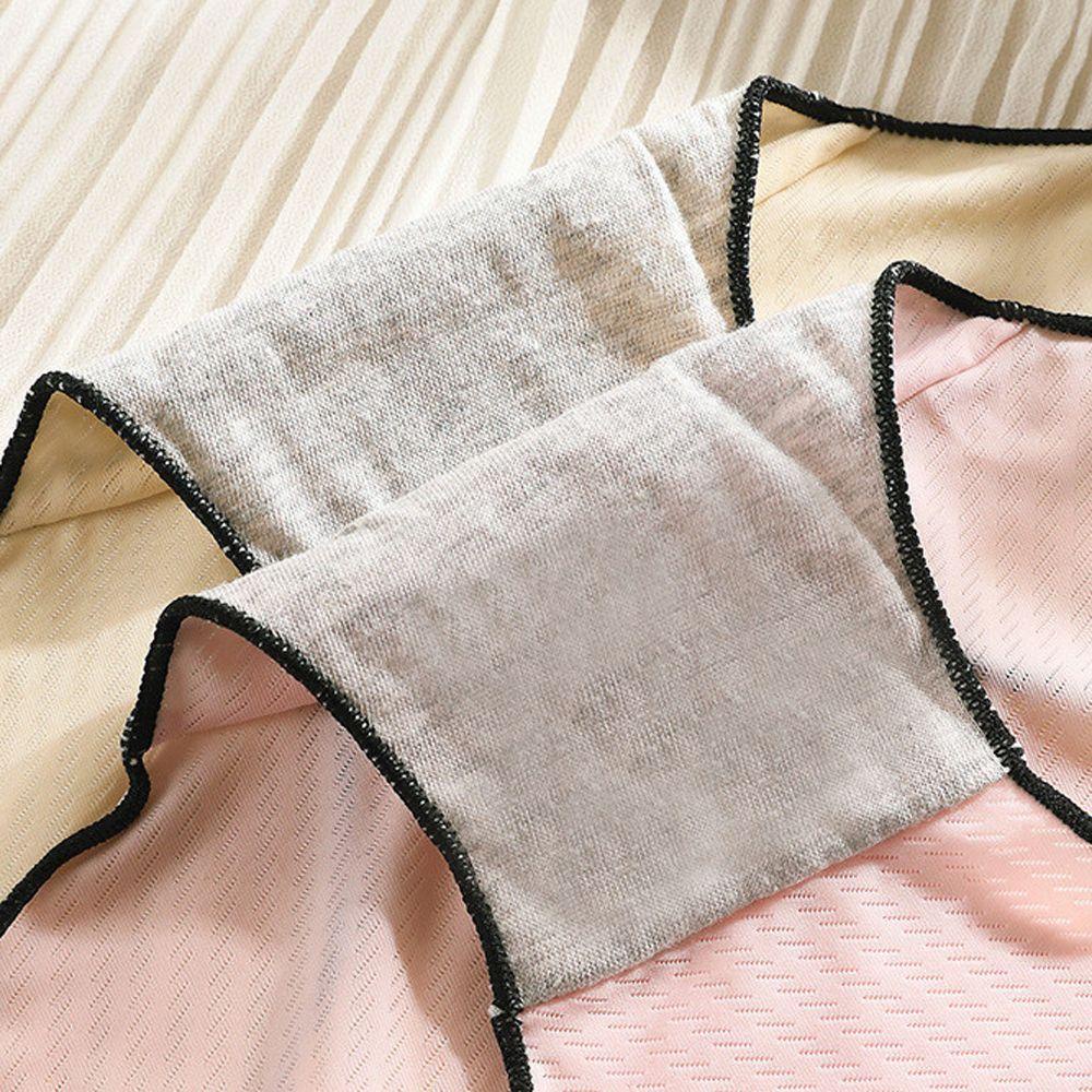 Quần Lót Cotton Màu Trơn Thoáng Khí Thoải Mái Thời Trang Cho Nữ