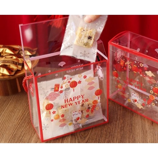 HỘP MIKA TRONG ĐỰNG BÁNH QUY, BÁNH COOKIES, KẸO NOUGAT (set 10 hộp)