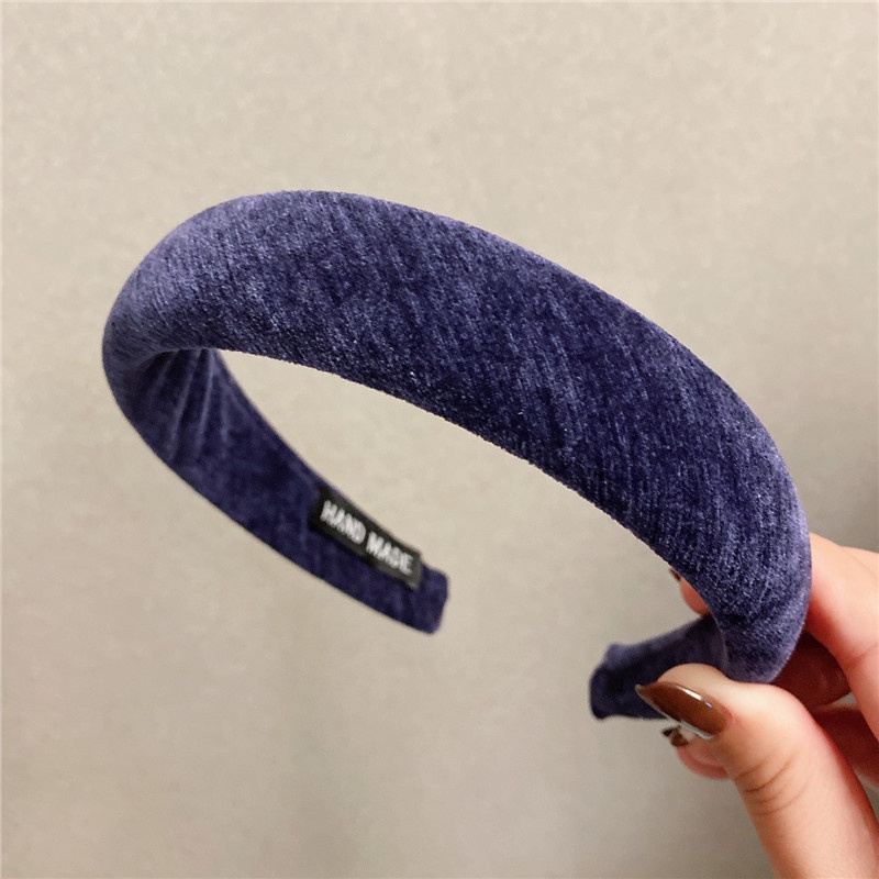 Băng đô cài tóc vải nhung mềm mại phong cách Hàn Quốc mới cho nữ