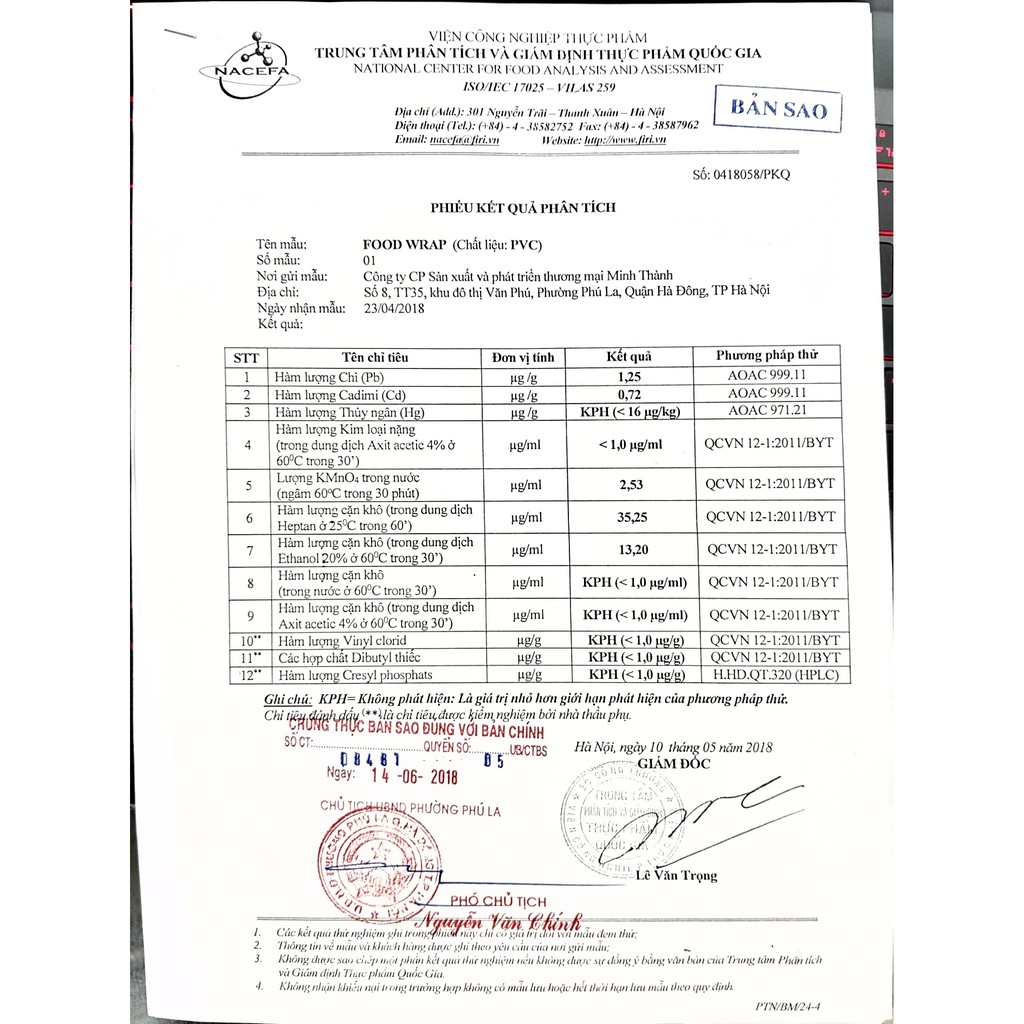 Màng bọc thực phẩm PVC Minh Thành