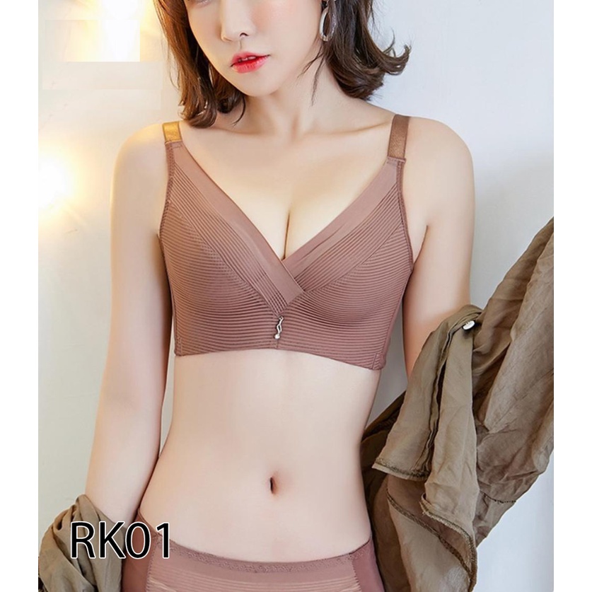 Áo Lót Nữ Đúc Su Không Gọng Nâng ngực - Áo Ngực Nữ Bản To mềm mại thoáng mát tôn vòng 1 gợi cảm quyến rũ - AL BẢN TO