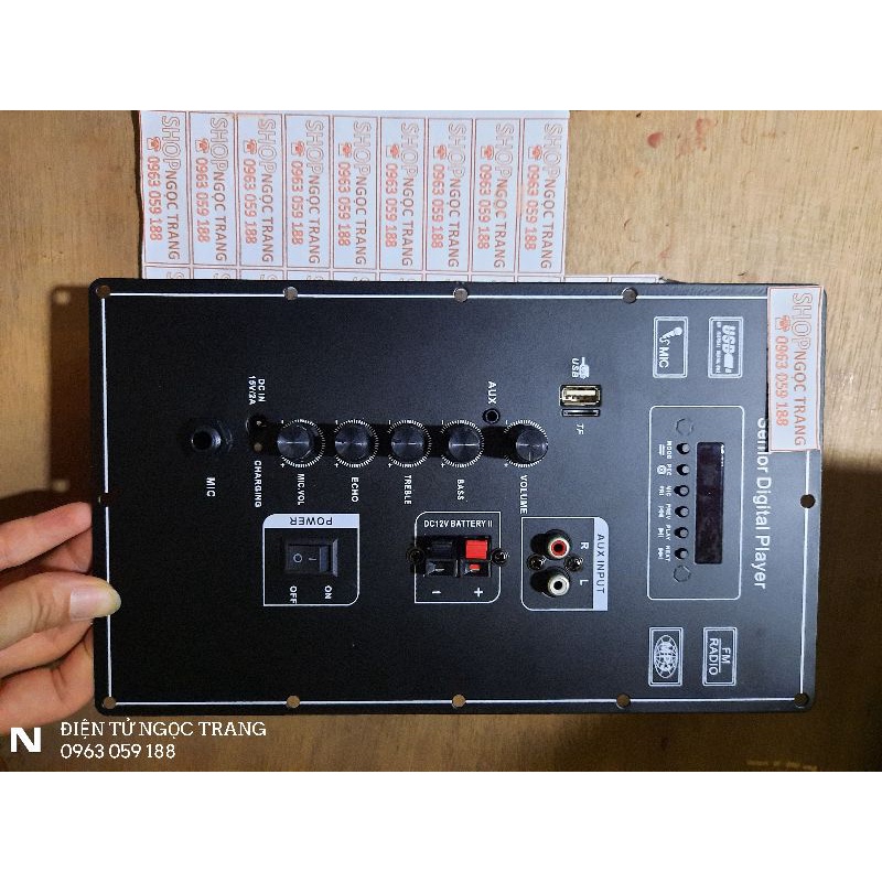 Mạch Loa Kéo Chuyên Bass Đơn 20-25-30 Coil Nhỏ Kèm Đầy Đủ Phụ Kiện Và Mạch 2 Kênh Công Suất Lớn riêng Biệt
