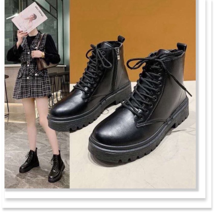 [FULL BOX - 2021] Boot Nữ - Giày bốt ullzang bibi siêu hót