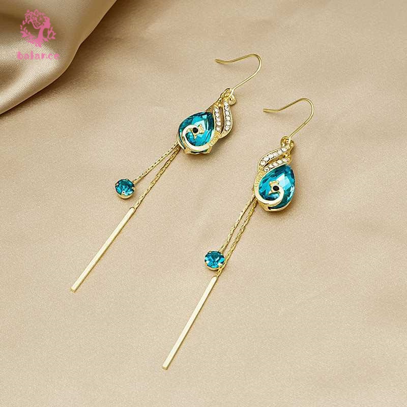 Khuyên Tai Kim Loại Hình Chim Phượng Hoàng Dễ Thương Dành Cho Nữ