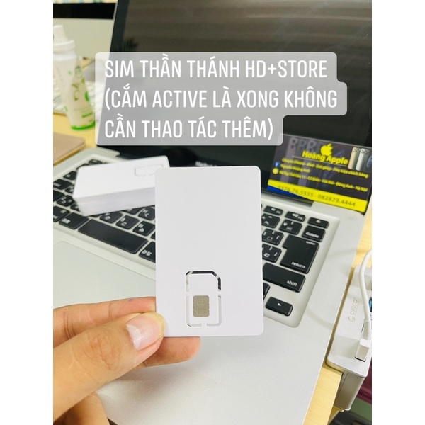 Sim ghép thần thánh HD+Store - cắm active là xong, không thao tác gì thêm