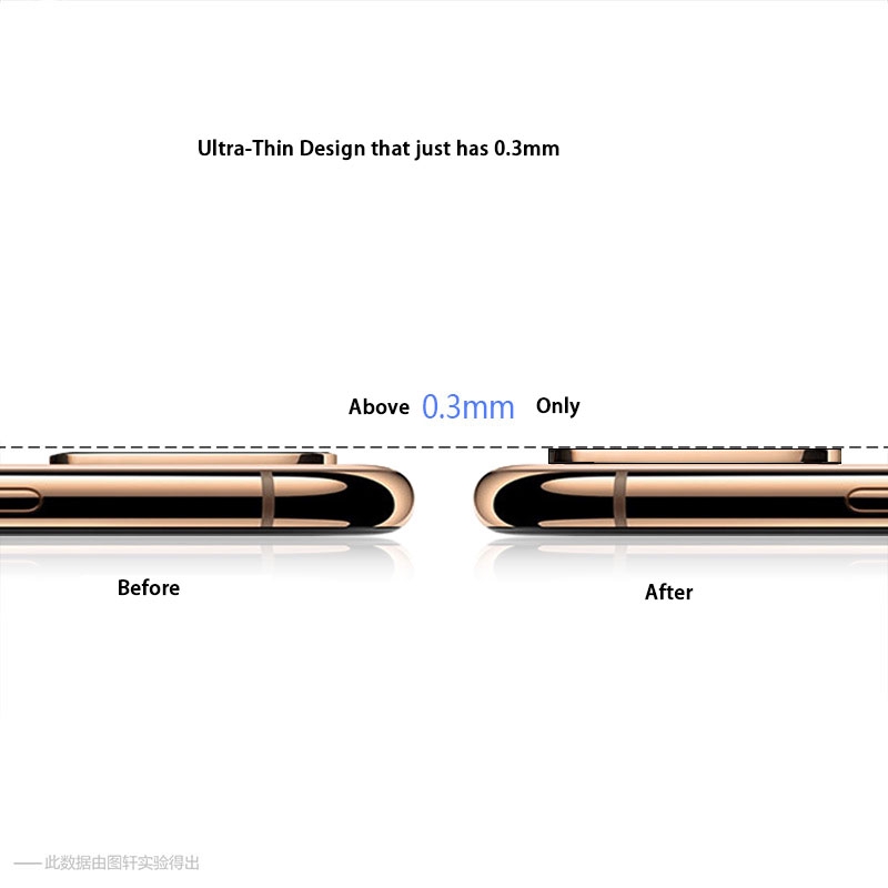 Ốp điện thoại kim loại bảo nhôm vệ camera chuyển đổi kiểu dáng iPhone X Xs Max thành iPhone 11 Pro