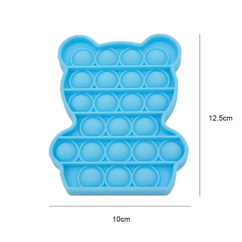 Đồ Chơi Bong Bóng hình chú gấu mềm bóp Cảm Quan Đồ Chơi Giảm Stress Giúp Giảm Đau Và Tăng Cường Sự Tập Trung