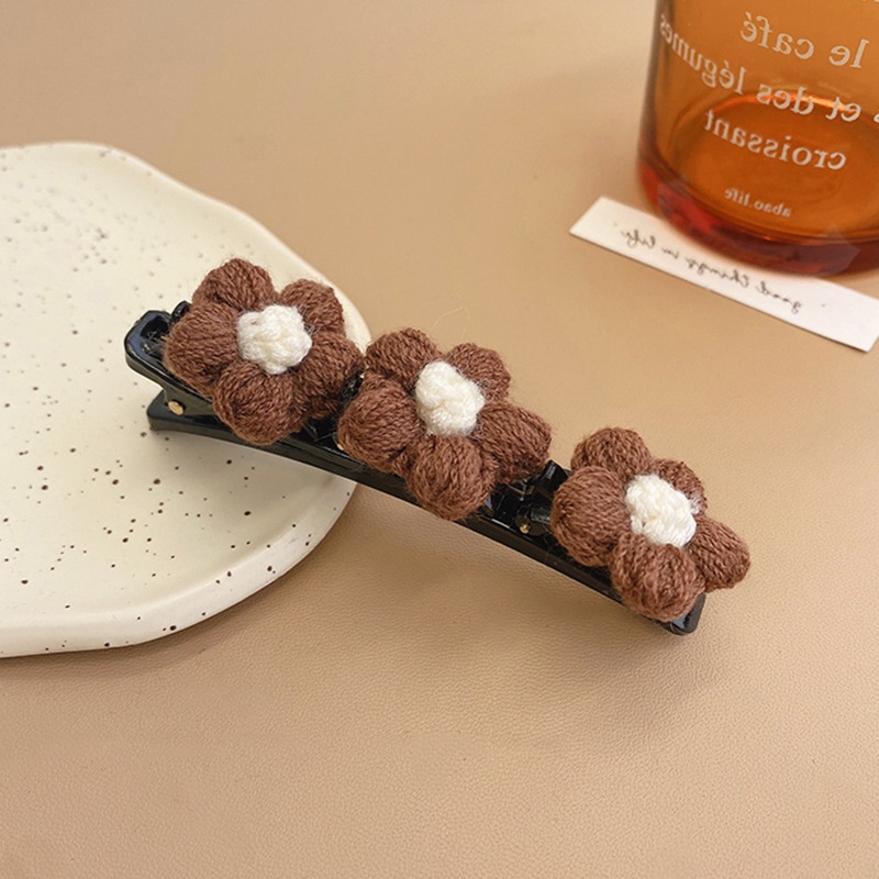 Kẹp Tóc Bằng Len Thiết Kế Mới Thời Trang Theo Phong Cách Retro 2022
