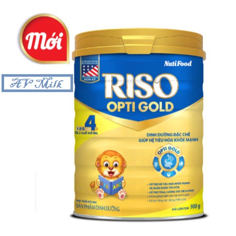 [Mã 267FMCGSALE giảm 8% đơn 500K] Sữa RISO OPTI GOLD 4 900g