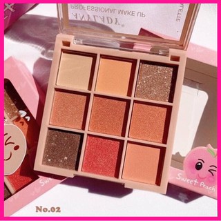 Phấn mắt Anylady trái đào 9 ô