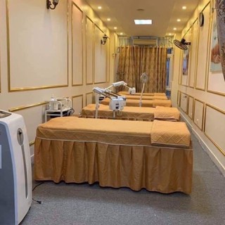 Ga spa cotton trần kèm vỏ gối+ruột