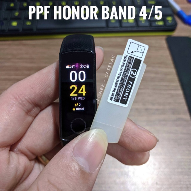 Miếng Dán PPF Cho HONOR BAND 4/ 5/ 6 (Ảnh Thật + Video Hướng Dẫn)