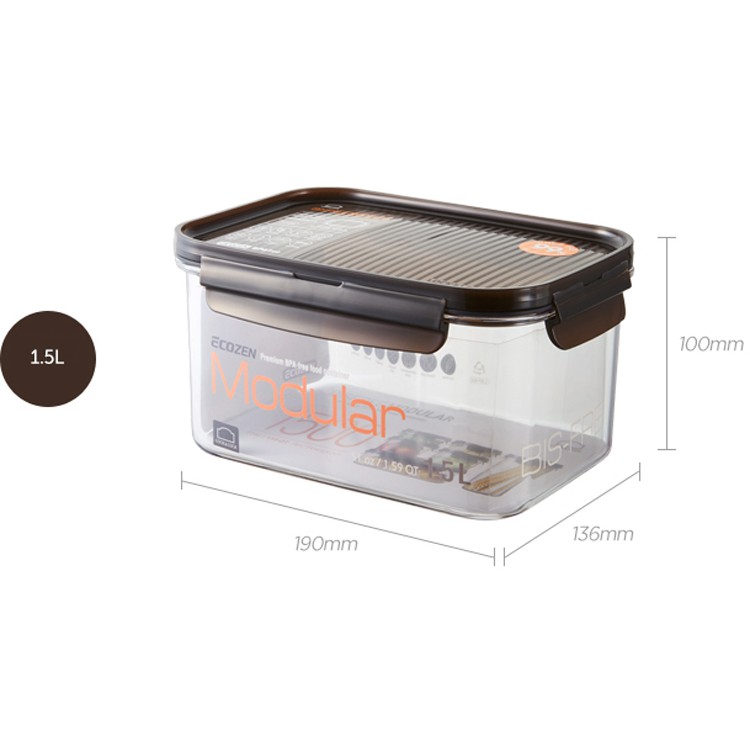 Hộp nhựa cao cấp Bisfree Modular 1.5L LBF405